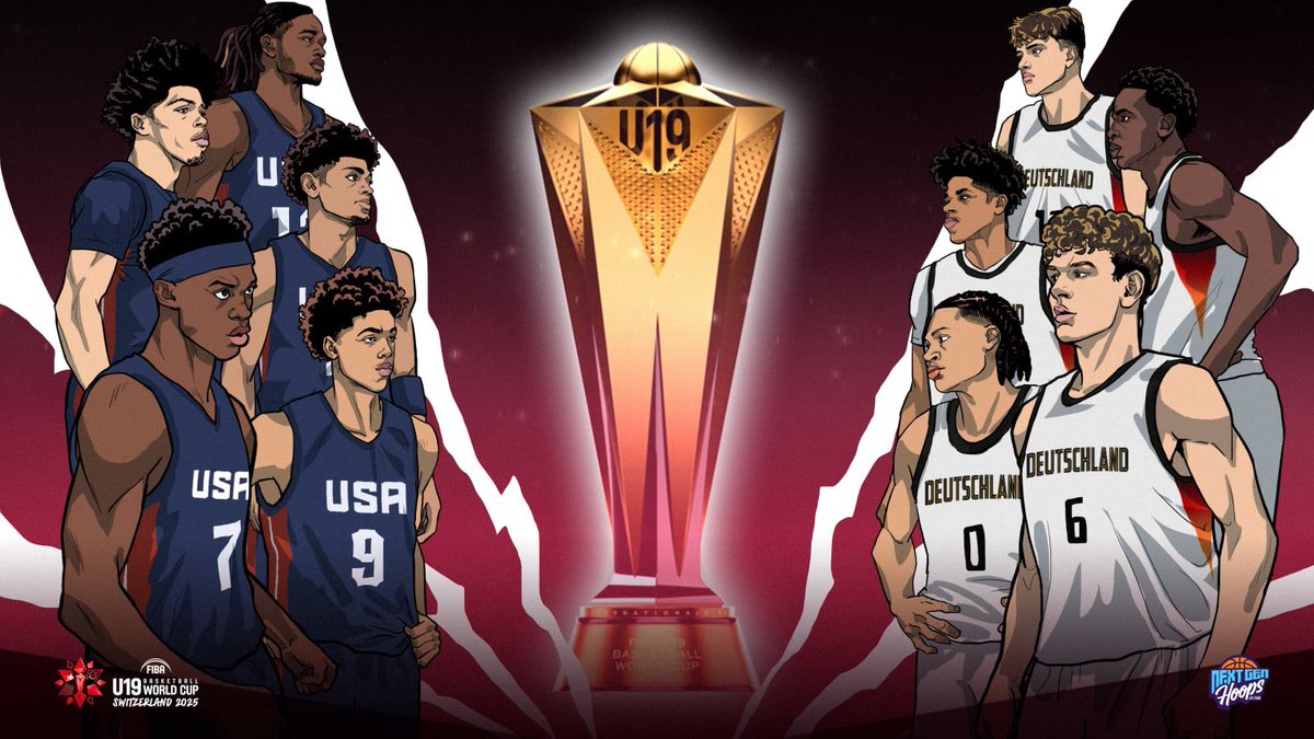 #FIBAU19 FINAL 🏆

Το 2023 η Team USA έμεινε εκτός βάθρου και η «redeem team» δεν αστειεύεται με τον καλύτερο 2007άρη του κόσμου (AJ Diabantsa) παρών🔥

Οι πρωταθλητές Ευρώπης Γερμανοί όμως δεν έχουν χάσει ΠΟΤΕ με αυτή τη φουρνιά‼️

21:00, #Novasports 4HD, Blockbuster ❤️