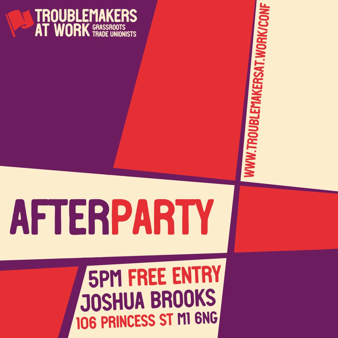 Troublem8kers's tweet image. Whether you were at our conference on July 26 or not: our afterparty is free entry for everyone!