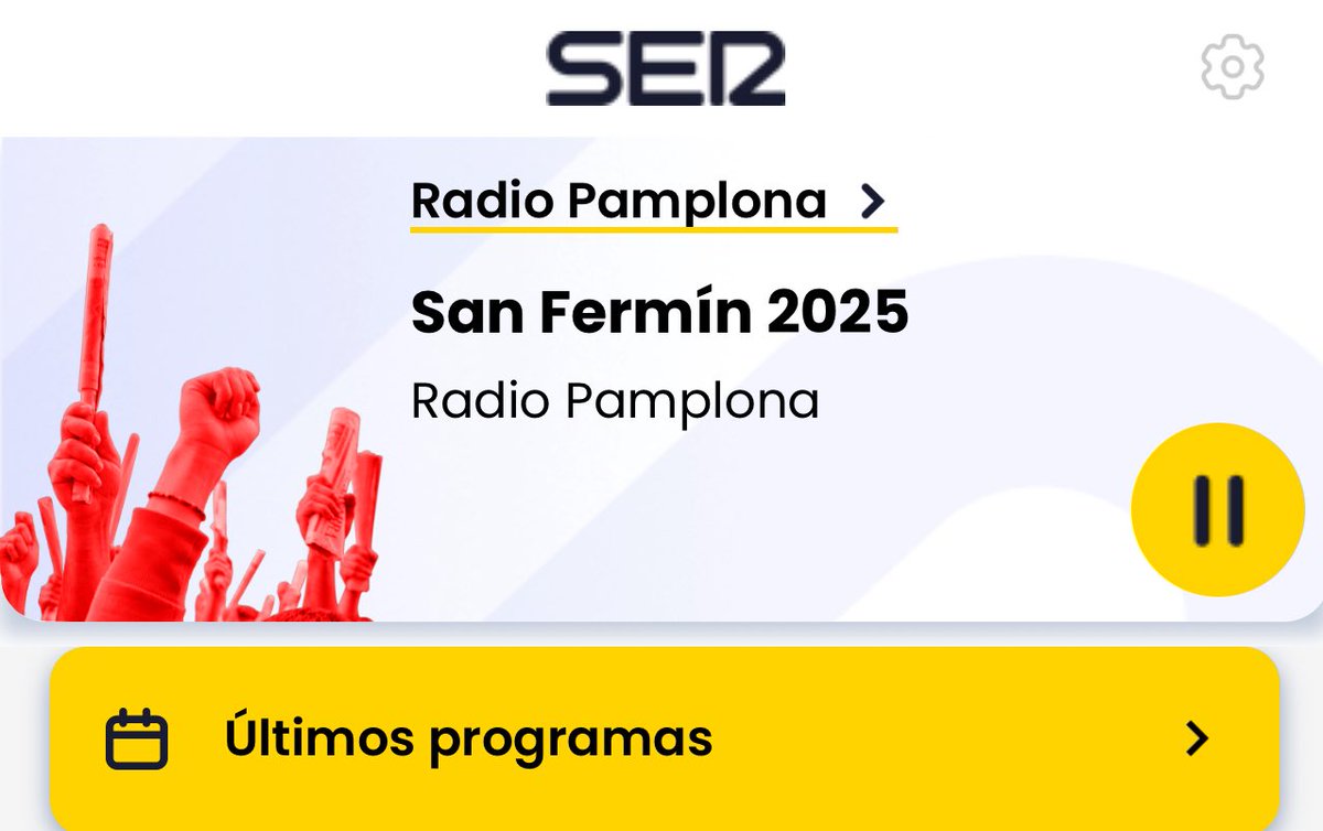 Los pamplonicas a veces vivimos los Sanfermines lejos… Qué bonito llegar a Pamplona a través de las ondas con <a href="/AmaiaOtagar/">Amaia Otazu Garde</a>, <a href="/inakipascualena/">Iñaki Pascualena</a>, Mamen, Lorente, y todo el equipazo de <a href="/SERnavarra/">SER Navarra</a> en una estupenda retransmisión del chupinazo!

Mañana, el encierro en <a href="/HoyPorHoy/">Hoy por Hoy</a> 💪❤️