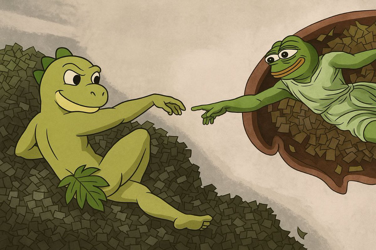 YeeErc20's tweet photo. This isn’t creation - it’s coronation

In a world of frogs and faded legends, one dino stands divine

The meme gods have chosen - $YEE is inevitable🦖

#YEE #YEEvsPepe #MemeMessiah https://t.co/8jBPclcfUN