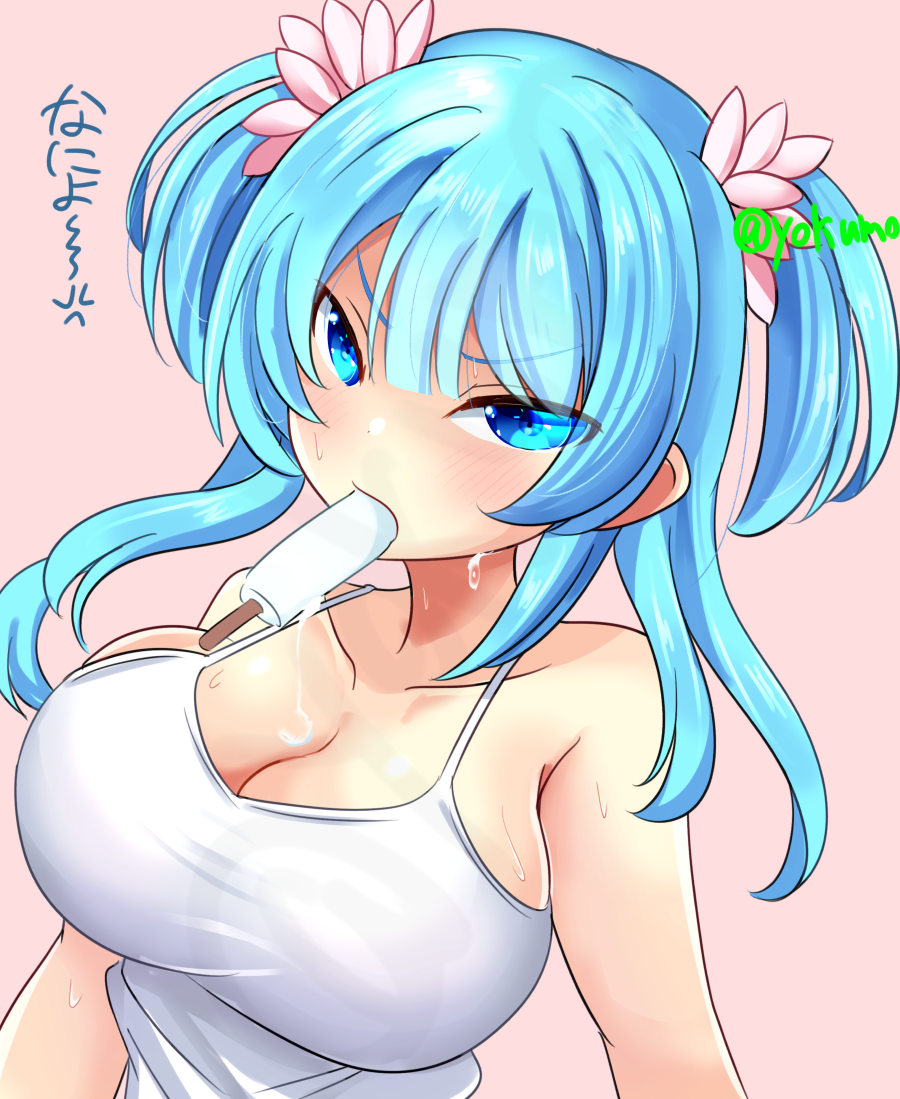 暑くてイライラなレナちゃん描きました