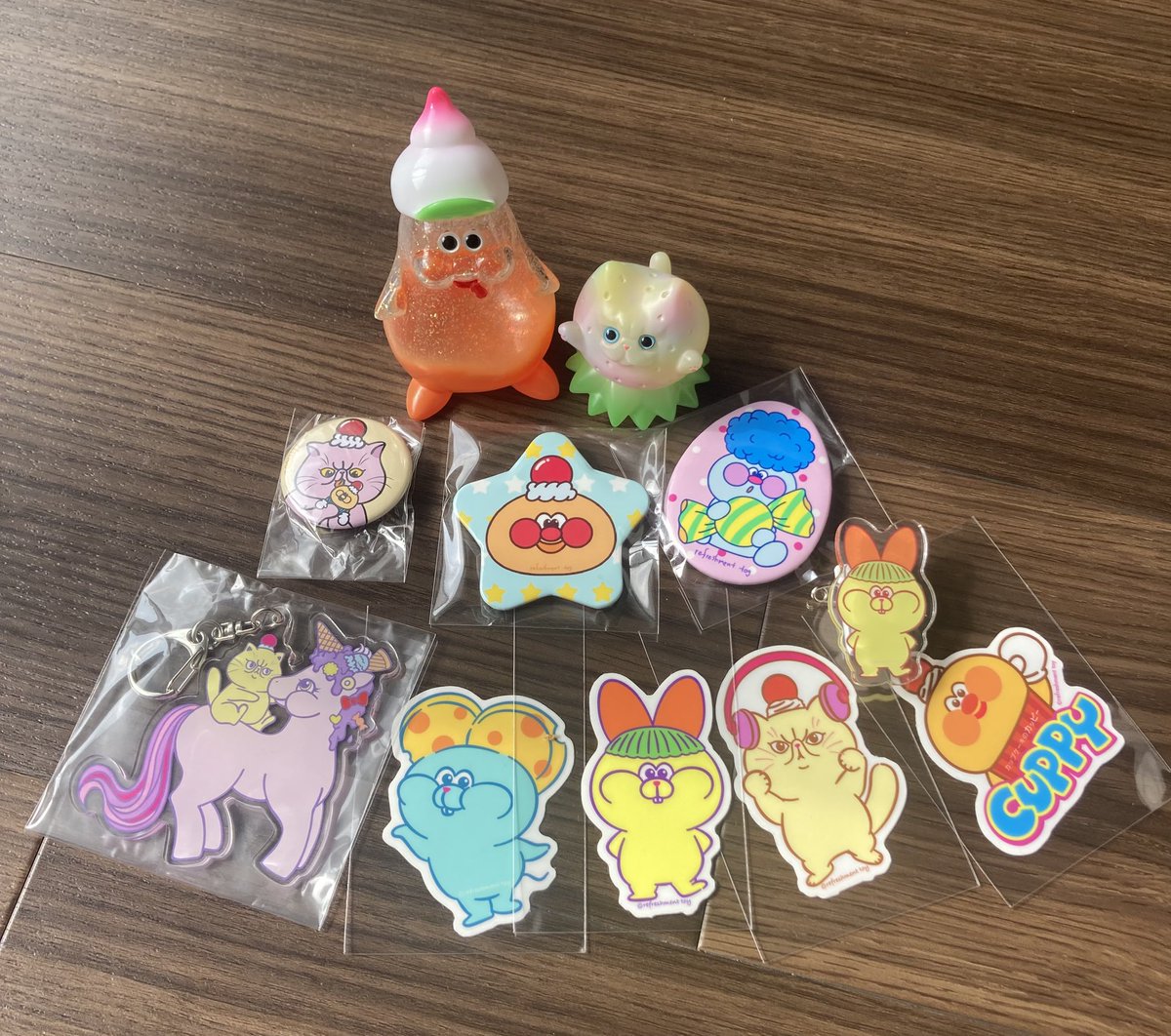 デザフェス refreshmenttoy リフレッシュメントトイ 蓄光　猫 リフレッシュメント トイ/refreshment toy