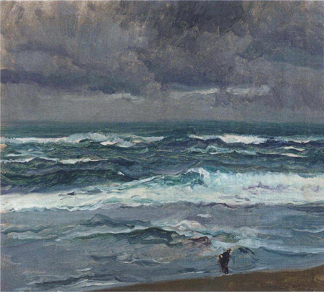 allontanarsio's tweet image. Seascape, 1904 by Joaquín Sorolla