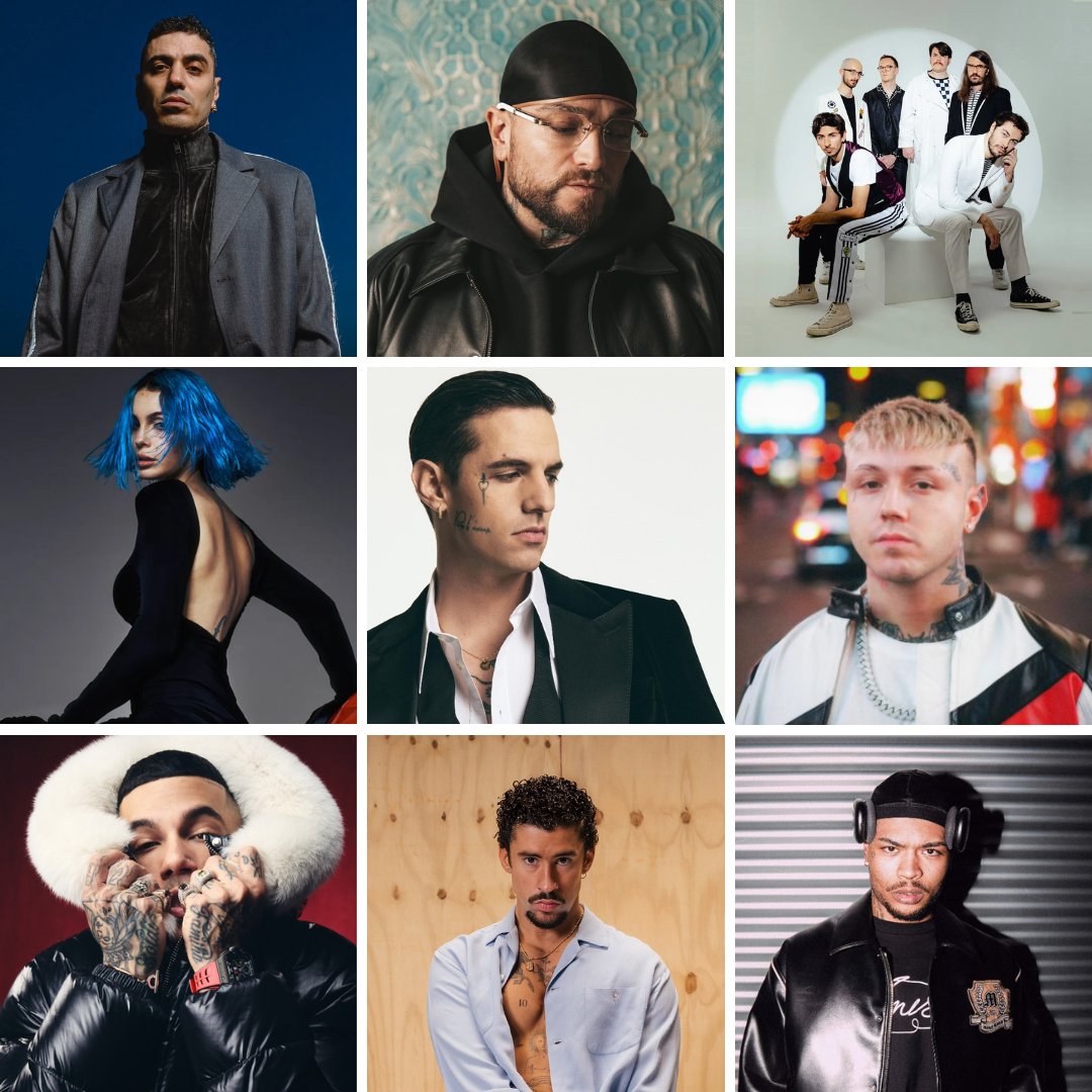 itparade_'s tweet image. Artisti e artiste con più copie certificate FIMI in Italia nel 2025 - primo semestre (wk 1-26)

#1 @olly_nclusive 700k
#2 @marracash 425k
#3 @THEREALGUE 400k
#4 @pinguinitattici | @iamrosevillain 375k
#6 @achilleIDOL 350k
#7 @thelazzinho | @sferaebbasta 300k
#9 #BadBunny…