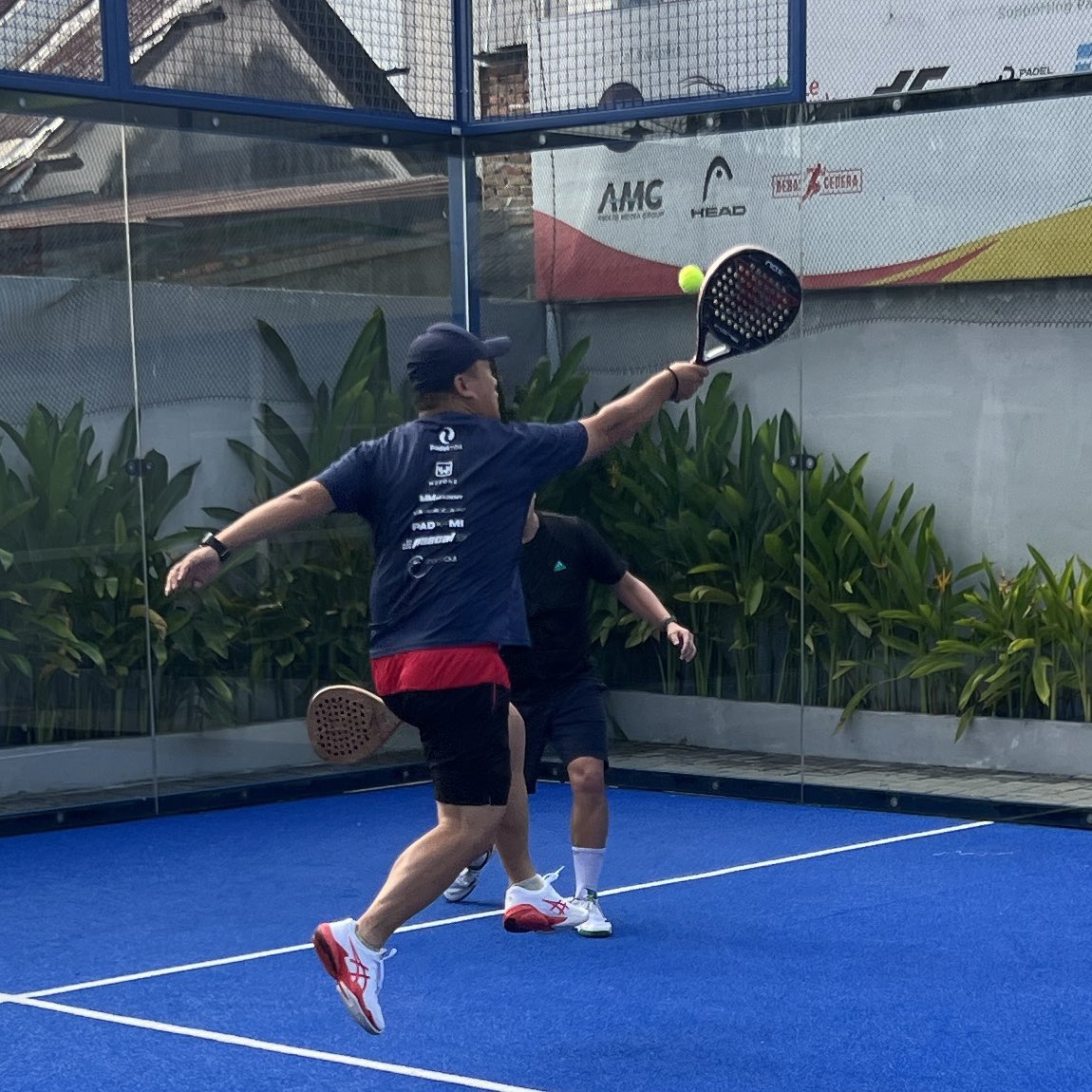 wegiturf's tweet image. Can you believe it? The Padel surface is made of synthetic turf!