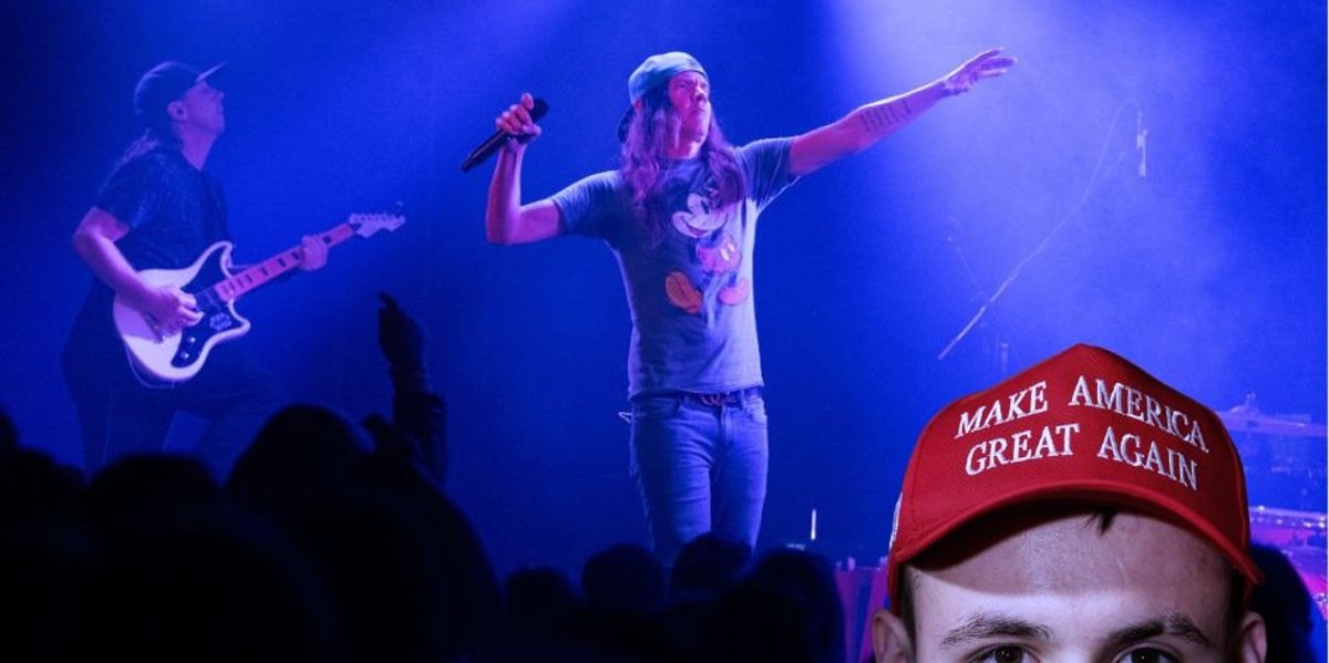 One of my favorite punk bands just banned Trump supporters ... in the name of Jesus?! dlvr.it/TLm4LP