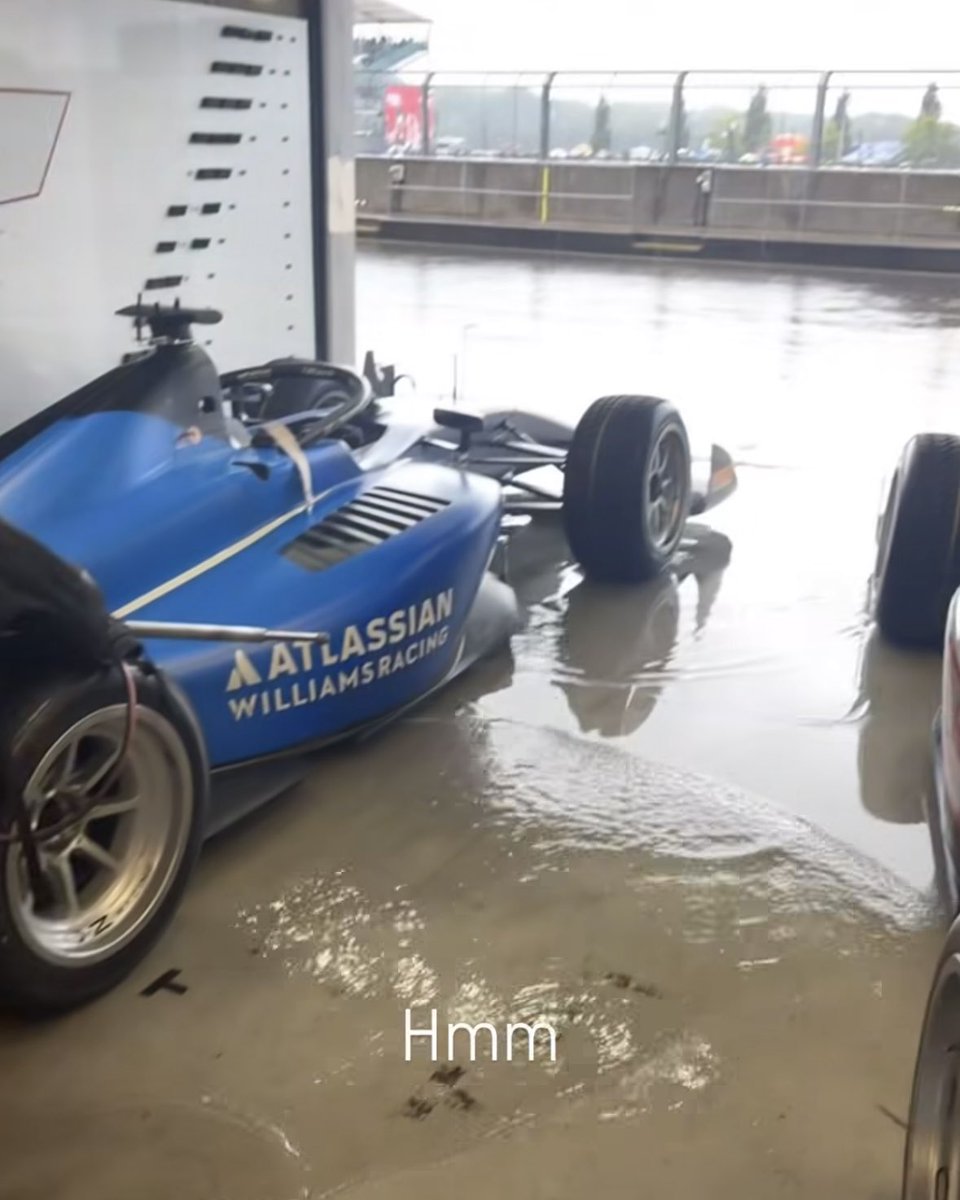 Meanwhile in the Silverstone garages 😳

(via lukebrowningracing/IG)