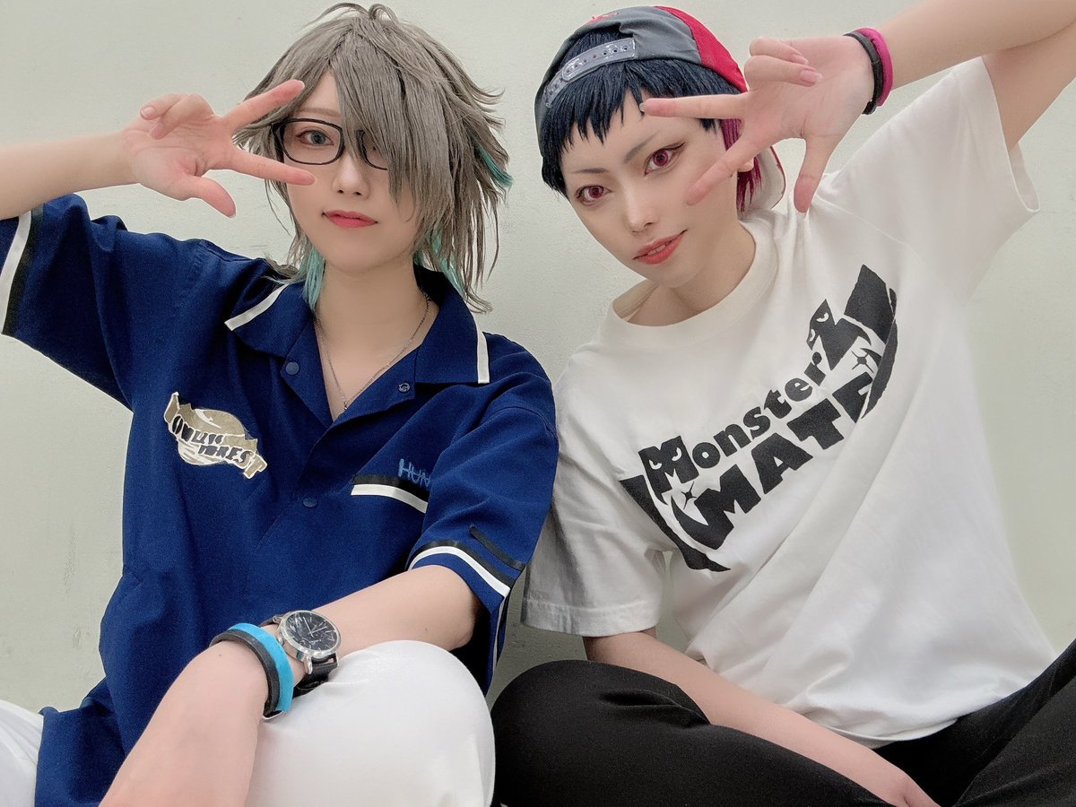 0milk59's tweet photo. Uアコスタお疲れ様でした！！
夏服🐺🦇🌴✨
サプライズで👊来てくれてウルトラハッピーでした🥳💓 https://t.co/u2y3iHA3Fw