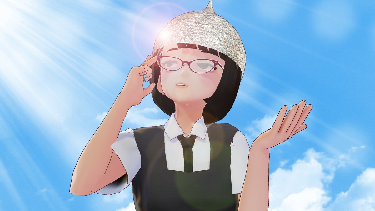 ayuyatest's tweet photo. 確か…昨日滅亡してた？…とか？
#VRoid #b3d #VRMお手軽ポーズ #ViewRingo #GIMP https://t.co/XHM4mMyIH8