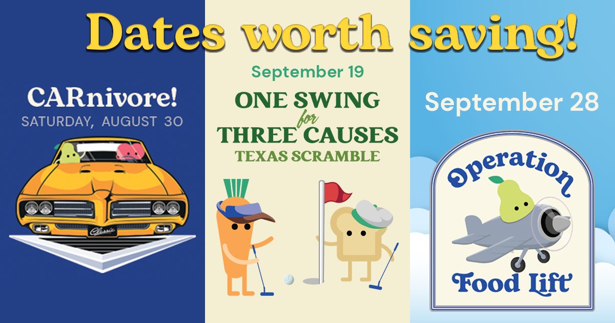 Westerner Days is next weekend, and CentreFest is the next...but there are more fun ways to come support us later in the season! CARnivore is back August 30 and September is more golf and our popular Operation Food Lift!
Mark 'em on your calendar before going back outside!
