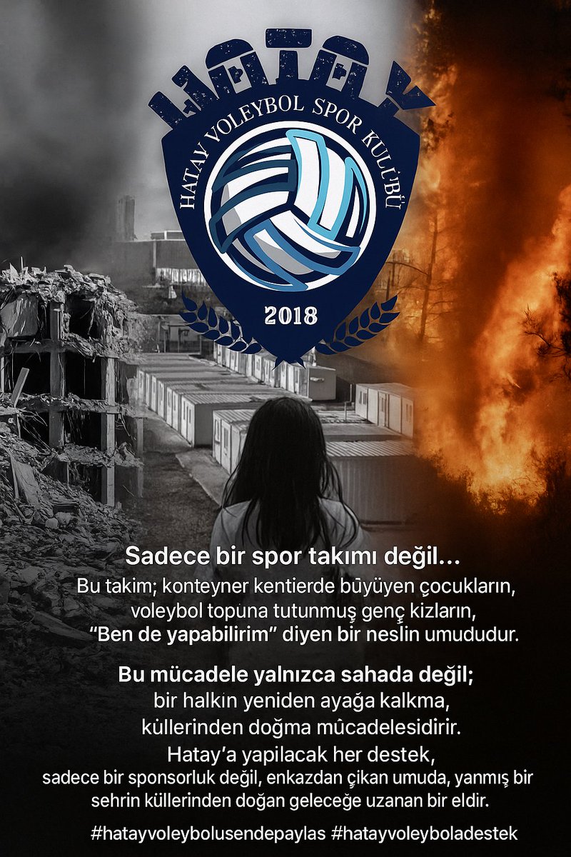Mücadelemiz Son Bulmasın, Umutlar Yarım Kalmasın...

Bir şehir düşünün:
Depremle yıkılmış, yangınla kavrulmuş, acıların en büyüğünü yaşamış...
Bir şehir düşünün:
Hatay...

8 genç sporcusunu toprağa vermiş, spor salonları yıkılmış, umutlar enkaz altında kalmış...
Ama yine de