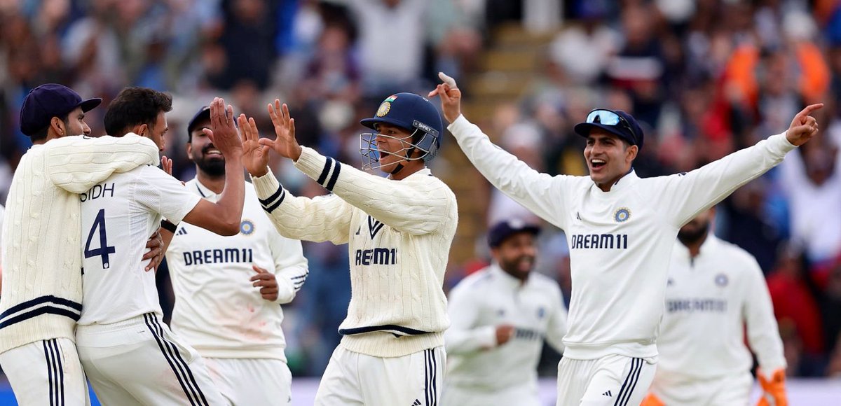 Congratulations India. You comprehensively beat England at Fortress Edgbaston, even without Bumrah. 

Siraj and Deep stepped up and the skipper led from the front.

People are bemoaning Stokes’s decision at the toss but, genuinely, England have more fundamental issues to address.