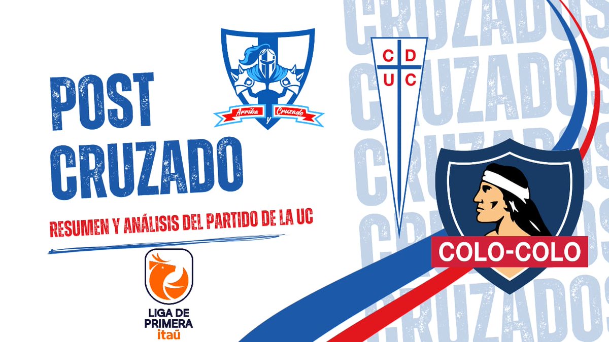 _ArribaYCruzado's tweet photo. ¡No te pierdas Arriba Y Cruzado hoy a las 17:30 hrs! Todo lo que dejo el partido vs CC lo analizaremos🔵⚪
¡Conéctate junto a nosotros, suscribete y deja tu like 🎙⚽️
#VamosCatolica #ArribaYCruzado #LosCruzados #LigaDePrimera #MatchDay #CDUC
Enlace https://t.co/vSRiMqtmtz https://t.co/IvvjGQ0wDy