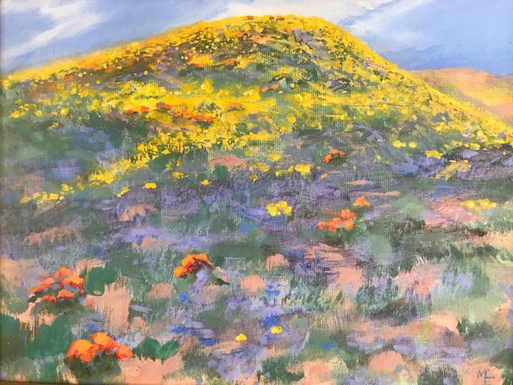 Mike71925290's tweet photo. Art of the Day: "A Golden Hill". Buy at: https://t.co/aEvesitoEb https://t.co/cYdvaA44oS