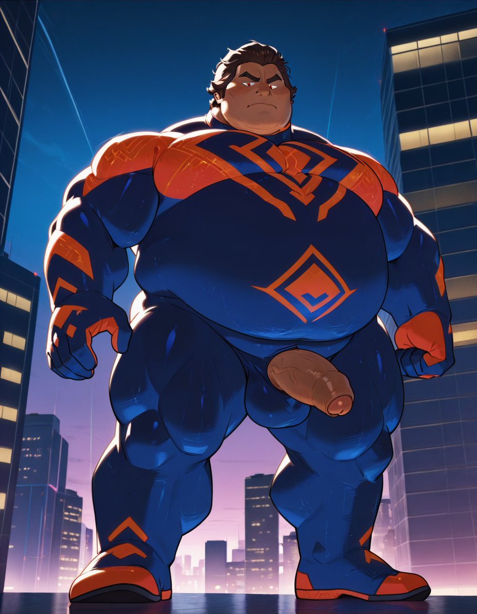 Miguel O'Hara (fat version) from Spider-Man: Across The Spider-Verse