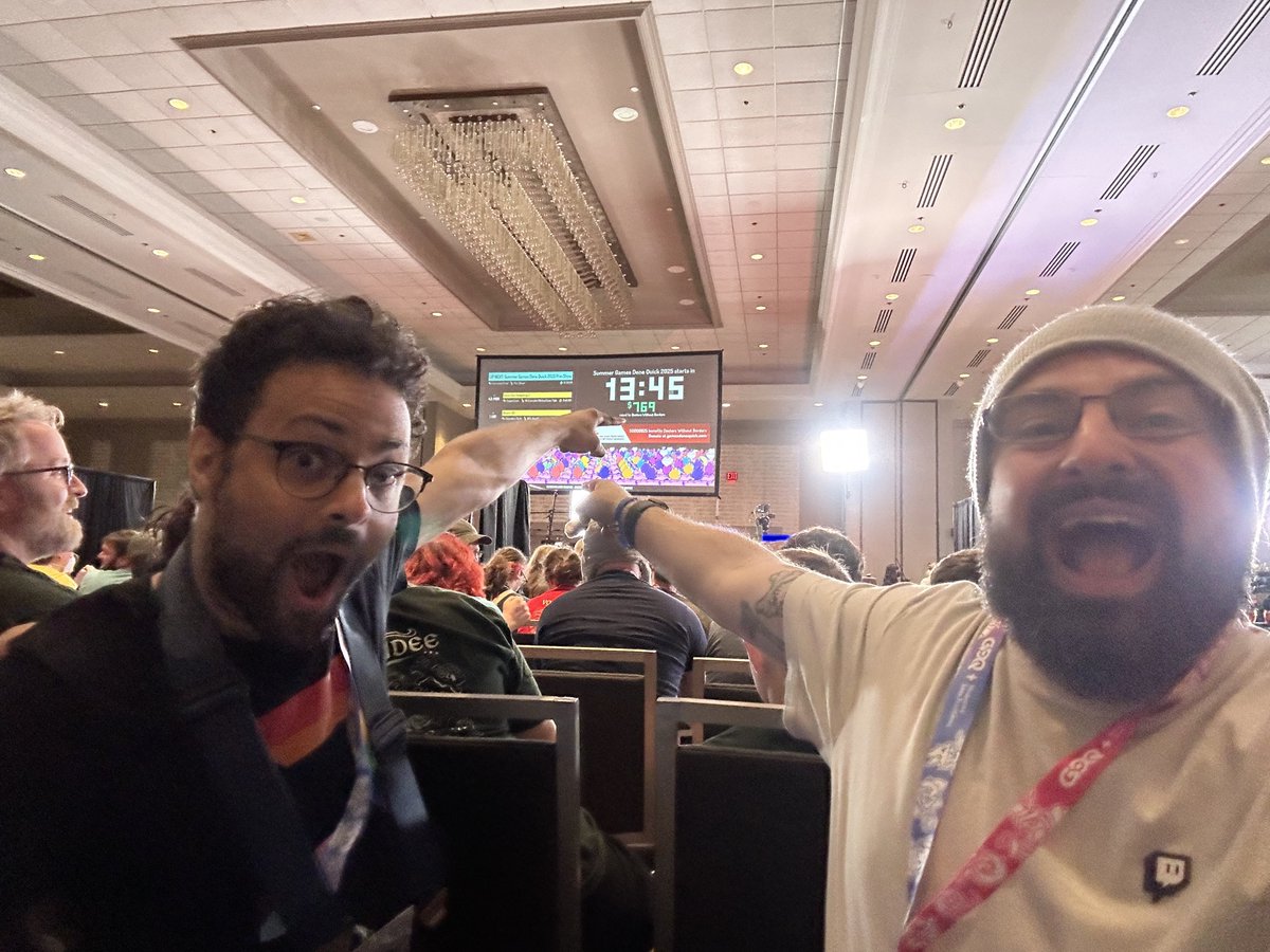 We here!!! #SGDQ #SGDQ2025