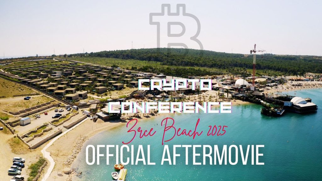 Crypto Conference Zrce Beach

The official aftermovie is live and it speaks for itself.🌴

youtu.be/JCUlBMDNfQ0?si…

Big thanks to <a href="/yarvin_stoltz/">Jaytrading</a> and <a href="/epicfarming/">Jan Aden</a> for capturing the vibe just right – from the sun to the speakers to the late-night convos. 

You guys crushed it. 🤝