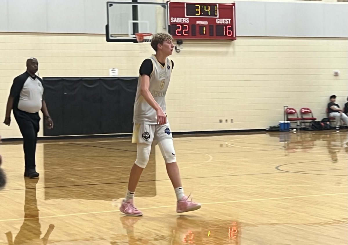 Ty Karlen (‘27) 6’5” Stillwater ⁦<a href="/RealPhenomHoops/">Real Phenom</a>⁩ is an impressive player, lanky/long arms, 📚shooting form, anticipates well, forces TO’s, opportunistic in transition ⁦<a href="/KarlenTy91764/">Ty Karlen</a>⁩ 👀