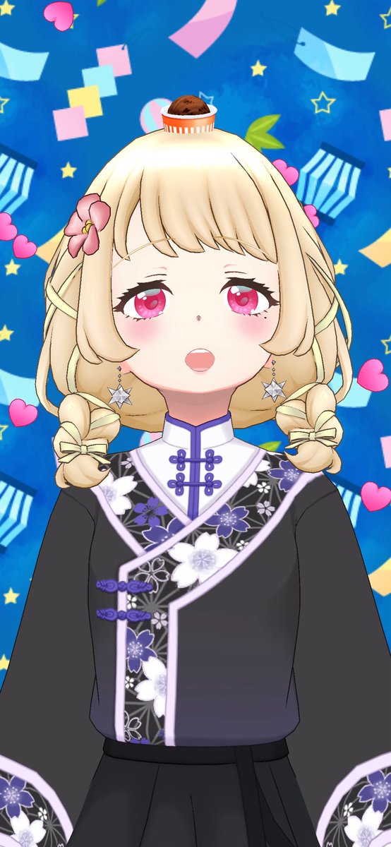 今日もありがとう💗

暑さに負けないで！
アイス食べよ！！

おやすみなさい🌸
#おやすみVライバー