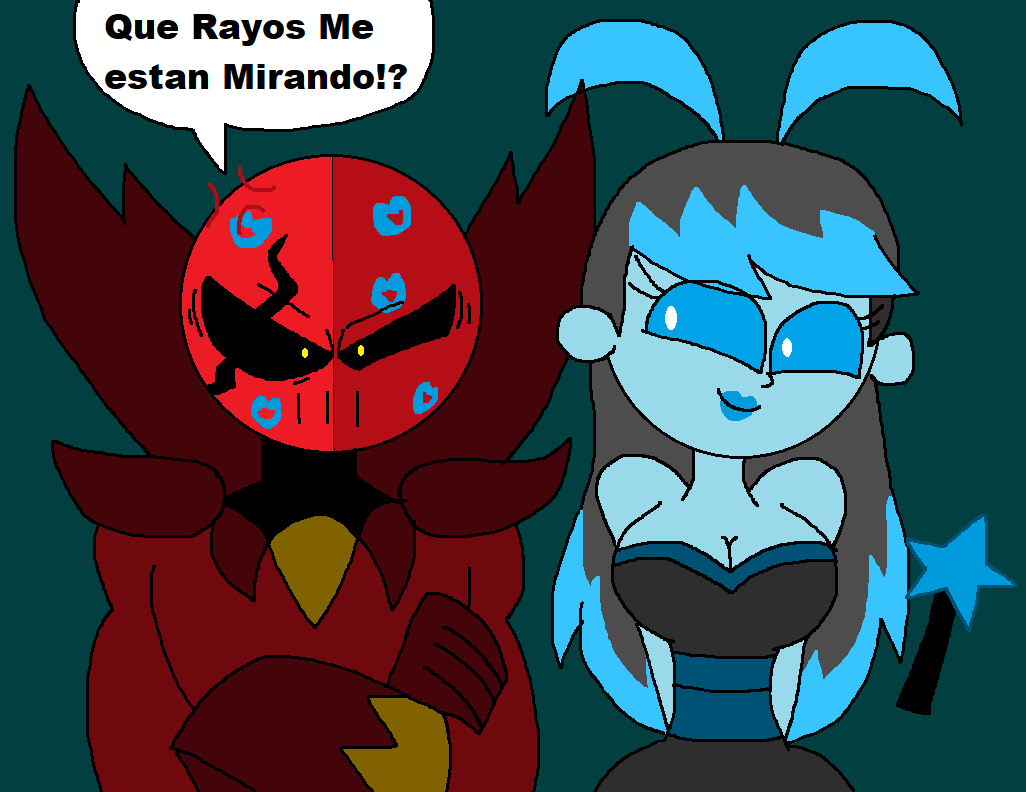 NeilMartinNuez1's tweet photo. Red Mask x Magic Blue Rin #HeroVerse #paint #drawing #RedUniverse #BlueUniverse https://t.co/URtpevSoZl