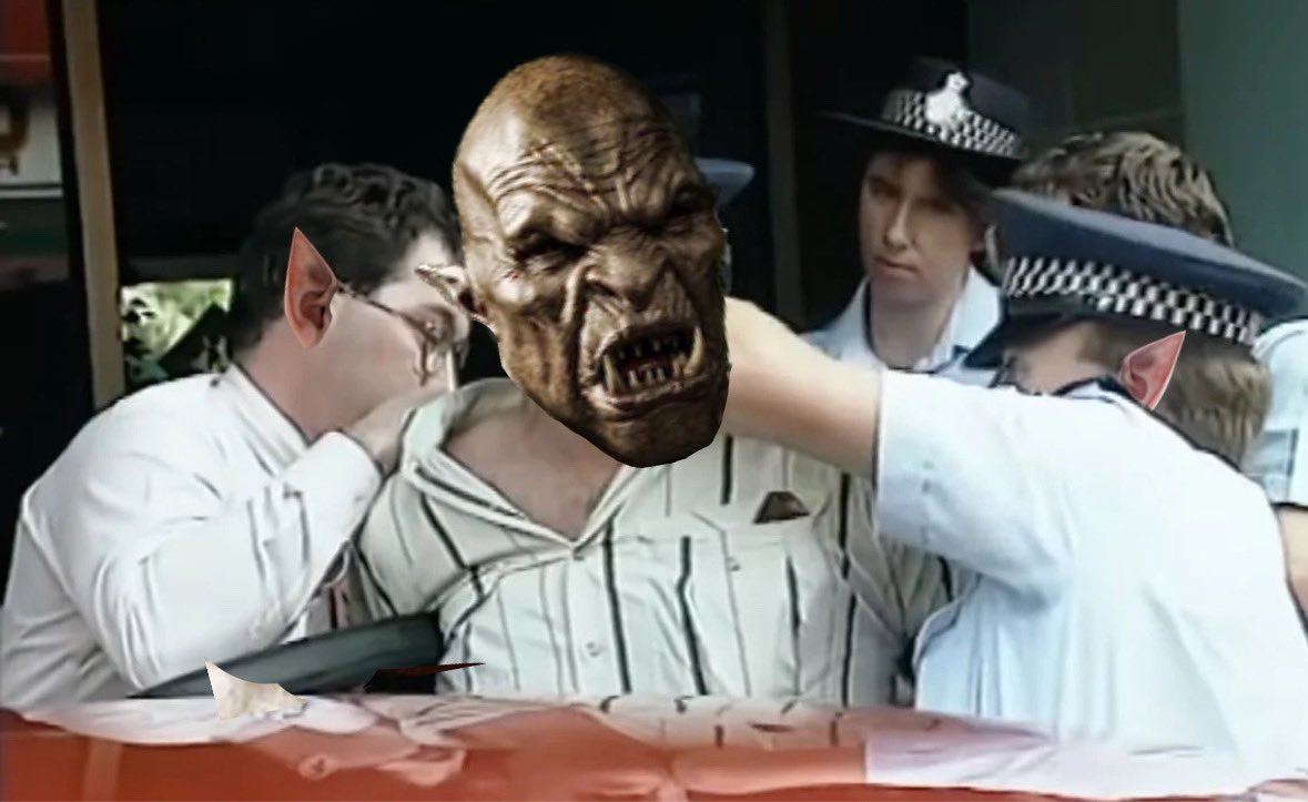 “Oi, Lads…dis is Elfmocracy Manifest.”

“GET YOR ‘ANDS OFF MY PINGAS!”