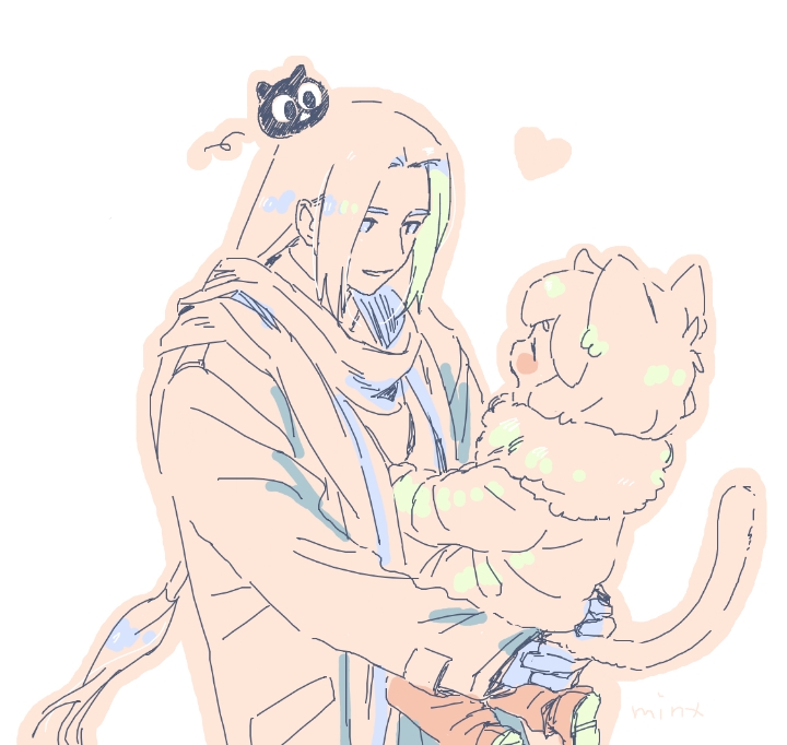 再掲　冬のろしゃおと師匠　絵チャログ