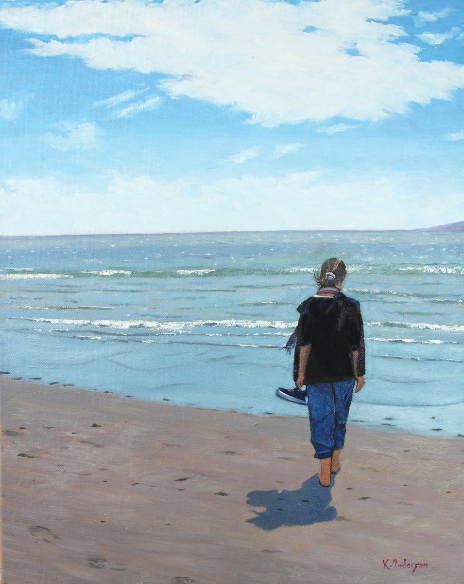 " The Quiet View " Oil on canvas.