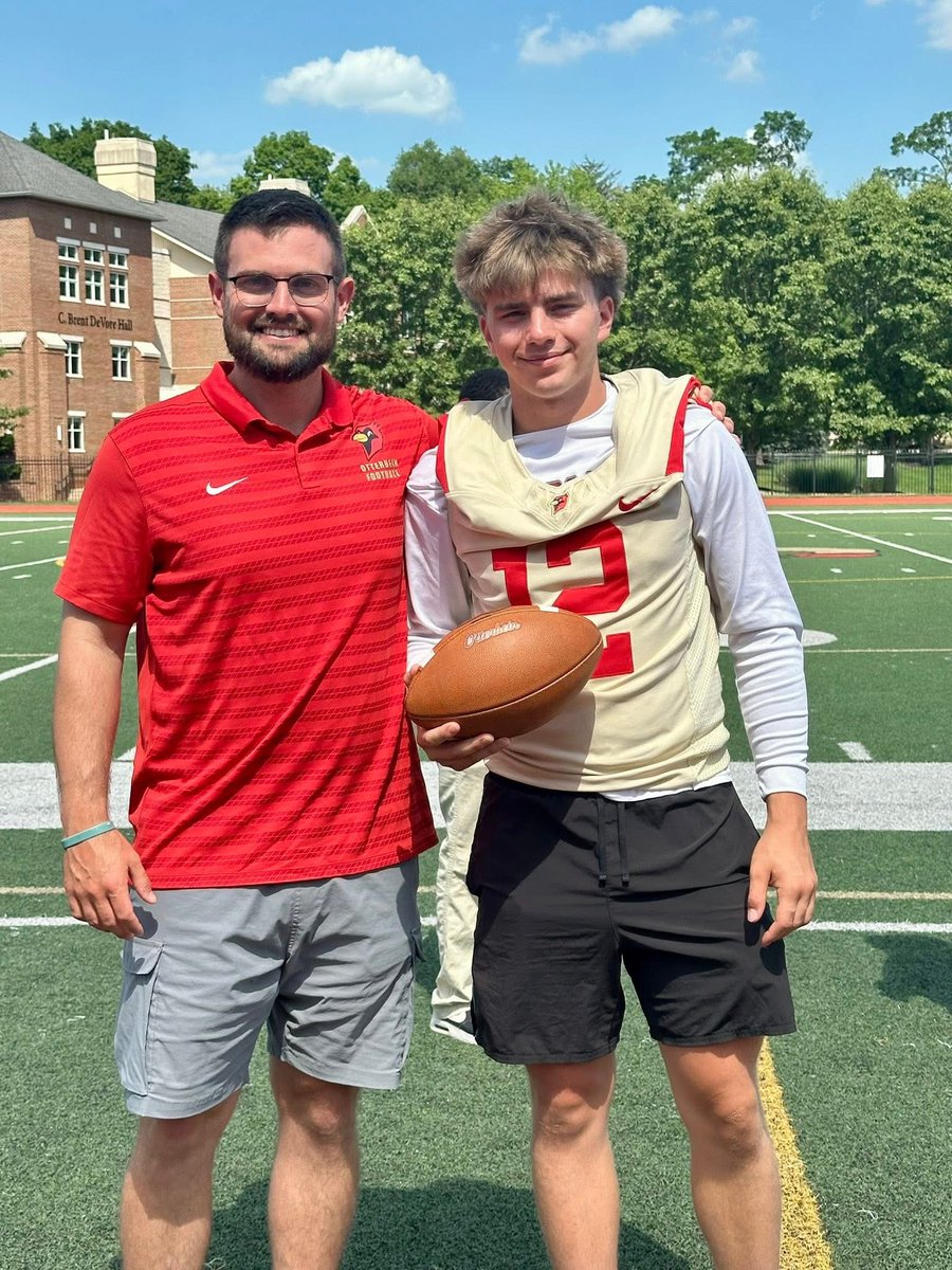 Thank you <a href="/Ott_Football/">Otterbein University Football</a> for the Official visit!! Had a blast! Cant wait to be back.

<a href="/CoachKennedy6_/">Jake Kennedy</a> <a href="/CoachMarquis/">Dave Marquis</a> <a href="/CoachHines_13/">Coach Hines</a> <a href="/newark_football/">Newark Wildcats Football</a> <a href="/CoachRank3/">Austen Rankin</a>