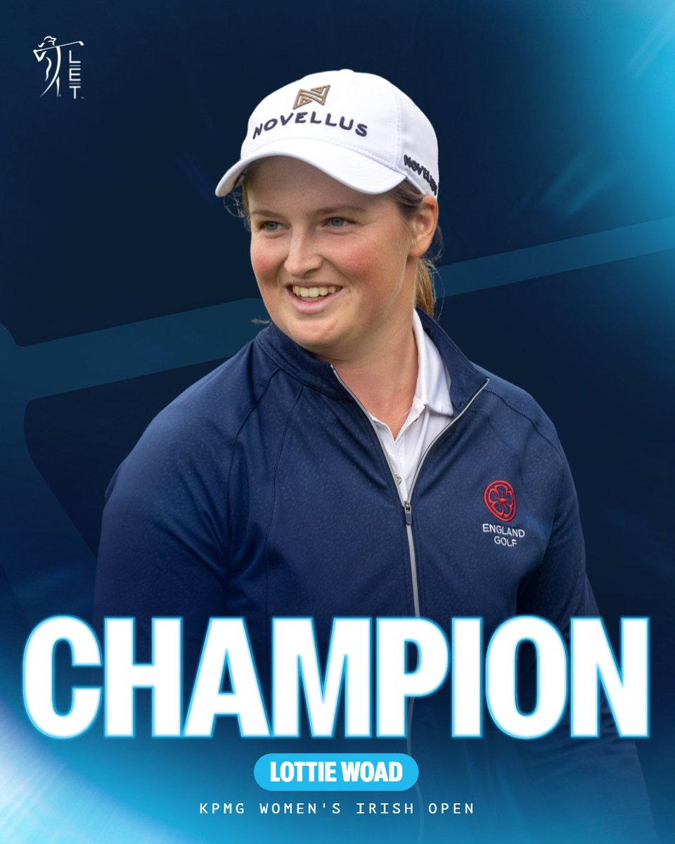 Lottie Woad, remember the name 🌟

The world number one amateur wins the KPMG Women's Irish Open 🏆

#KPMGWIO