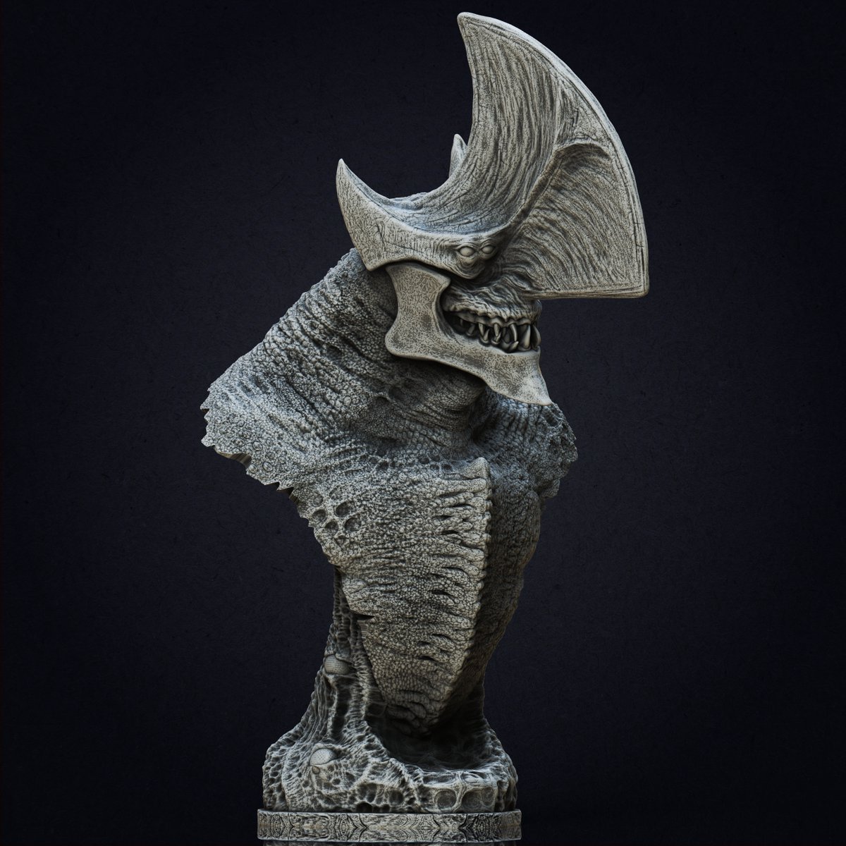 fotismint's tweet image. "Trespasser" Kaiju bust
#PacificRim #3DModel #zbrush #3dprinting