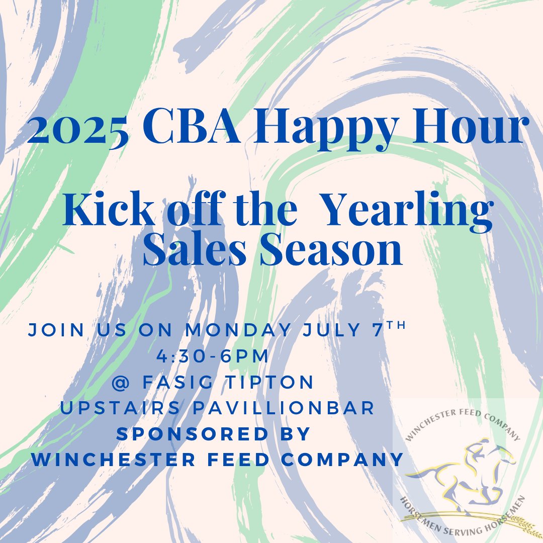 Taylor Made Farm (@taylormadesales) on Twitter photo Join the CBA and start off your sale season right! <a href="/FasigTiptonCo/">Fasig-Tipton</a> Join the CBA and start off your sale season right! <a href="/FasigTiptonCo/">Fasig-Tipton</a>