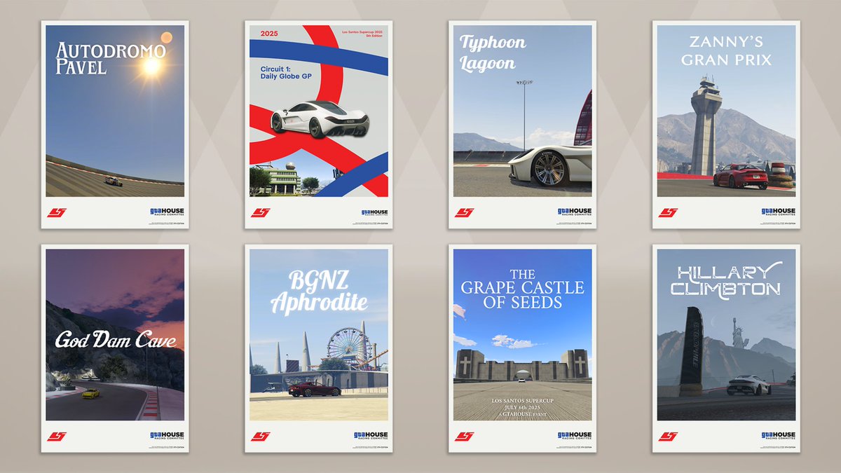 ¡Empieza un año más Los Santos Supercup!

Mucha suerte a los 30 participantes en los ocho circuitos 🏁