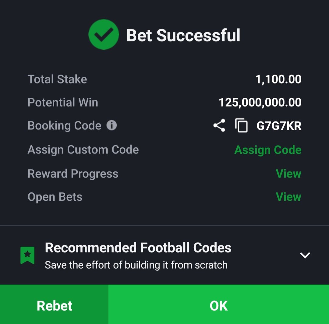 HERE WE GO: 2UP STRAIGHTWIN &amp; DOUBLE CHANCE, HANDICAP LONGSHOT GAMES 🥅🥅⚽⚽

PLAY &gt;&gt;&gt;EDIT &gt;&gt;&gt;REMOVE ✅✅✅
EDIT IS HERE 👇👇👇
■10K ODDS 》》》HP1LLQ
■2K ODDS 》》》H0DR7A
JUST PICK 1 OR 2 &amp; PLAY 

REPOST, TAG YOUR MUTUALS &amp; LIKE  FOR MORE GAMES OFTEN♻️♻️🥅🥅⚽⚽