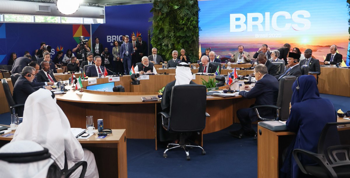 At the BRICS Summit in Rio de Janeiro, Brazil, addressed the session on ‘Peace and Security and Reform of Global Governance.’ Expressed my views on why the voice of the Global South is more important than ever before and why it’s essential that global institutions provide