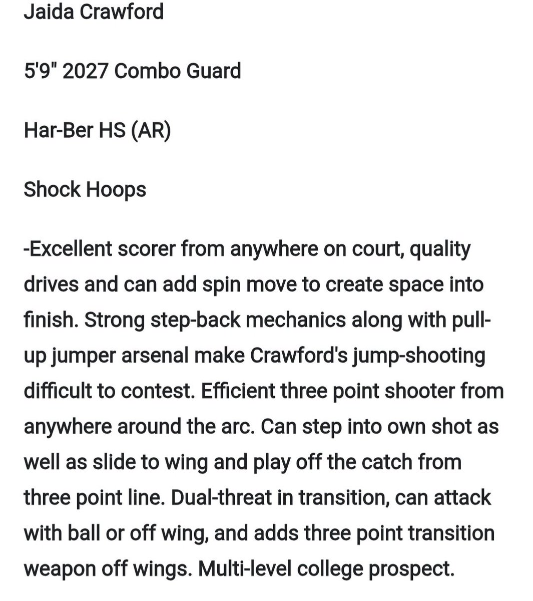 Thanks for the evaluation <a href="/FiveStateHoops/">Five State Hoops</a> 🙏🏼