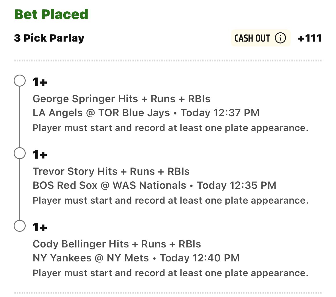 12:30 Builder!

Testing out something a little different on one of these with HRR and it’s -122 on FD, but you can snag plus money on DK💰 

More plays coming soon. Let’s get after it today! 🤝🏾