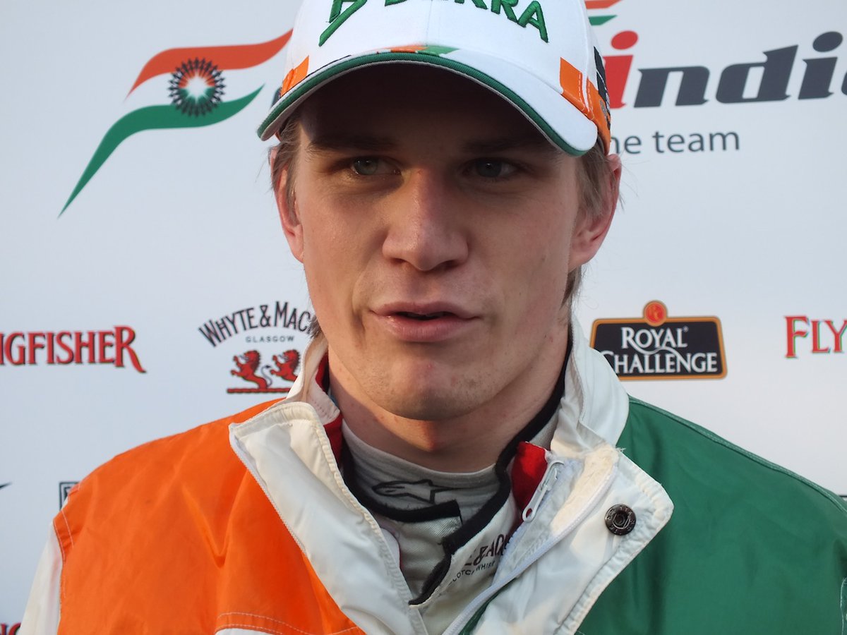 F1LV's tweet photo. Nu tad beidzot!!! Niko Hulkenbergs izcīna pirmo pjedestālu savā 243 Grand Prix sacīkstē! Šis visiem F1 faniem liks sajusties ļoti patīkami. Niko - vienkāršs un cilvēcīgs. Arhīvā atradu savu pirmo bildi ar Hulku - intervija 2012.gadā Barselonas testos. https://t.co/jSYFG1Oyea