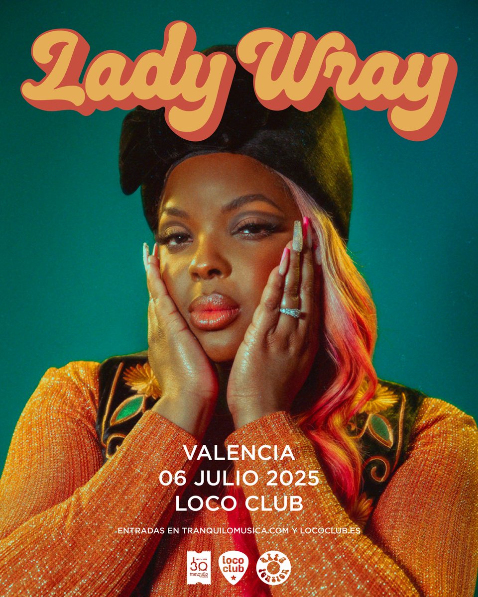 Esta tarde en Loco Club podremos disfrutar de Lady Wray, artista poco menos que legendaria que comenzó su carrera al lado de Missy Elliot
Entradas aquí: bit.ly/41uzUKf