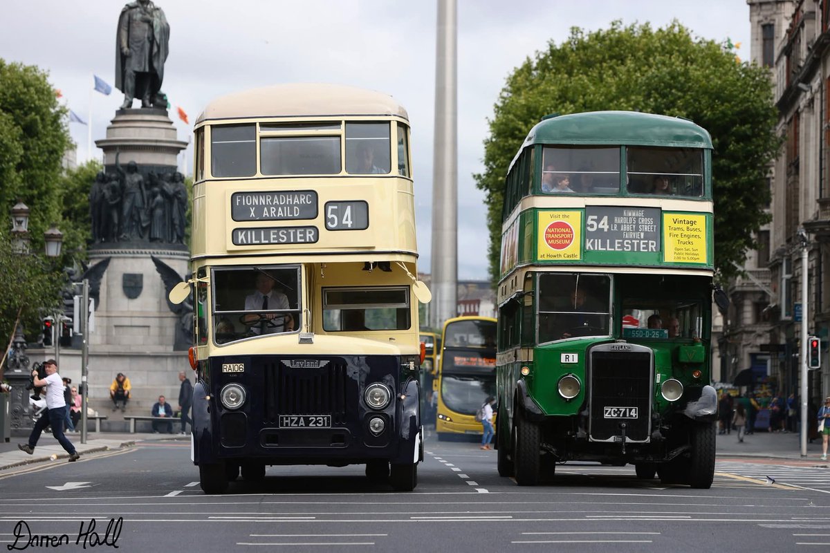 myDublinbus's tweet image. RA106 1960 &amp;amp; R1 originally with the Dublin United Tramways Company and on the formation of CIE in 1945 transferred ownership to them, Today marks the 100 years anniversary of the first motor bus route the 43 from Eden Quay to Killester, it later became the 54.