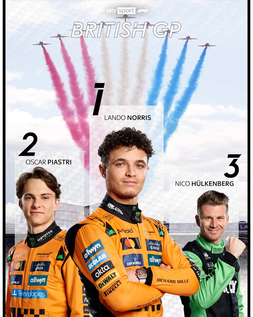 HÜLKENBERG AUF DEM PODIUM! 🤯 🔥 

#SkyF1 #F1 #Formel1 #BritishGP #Hülkenberg