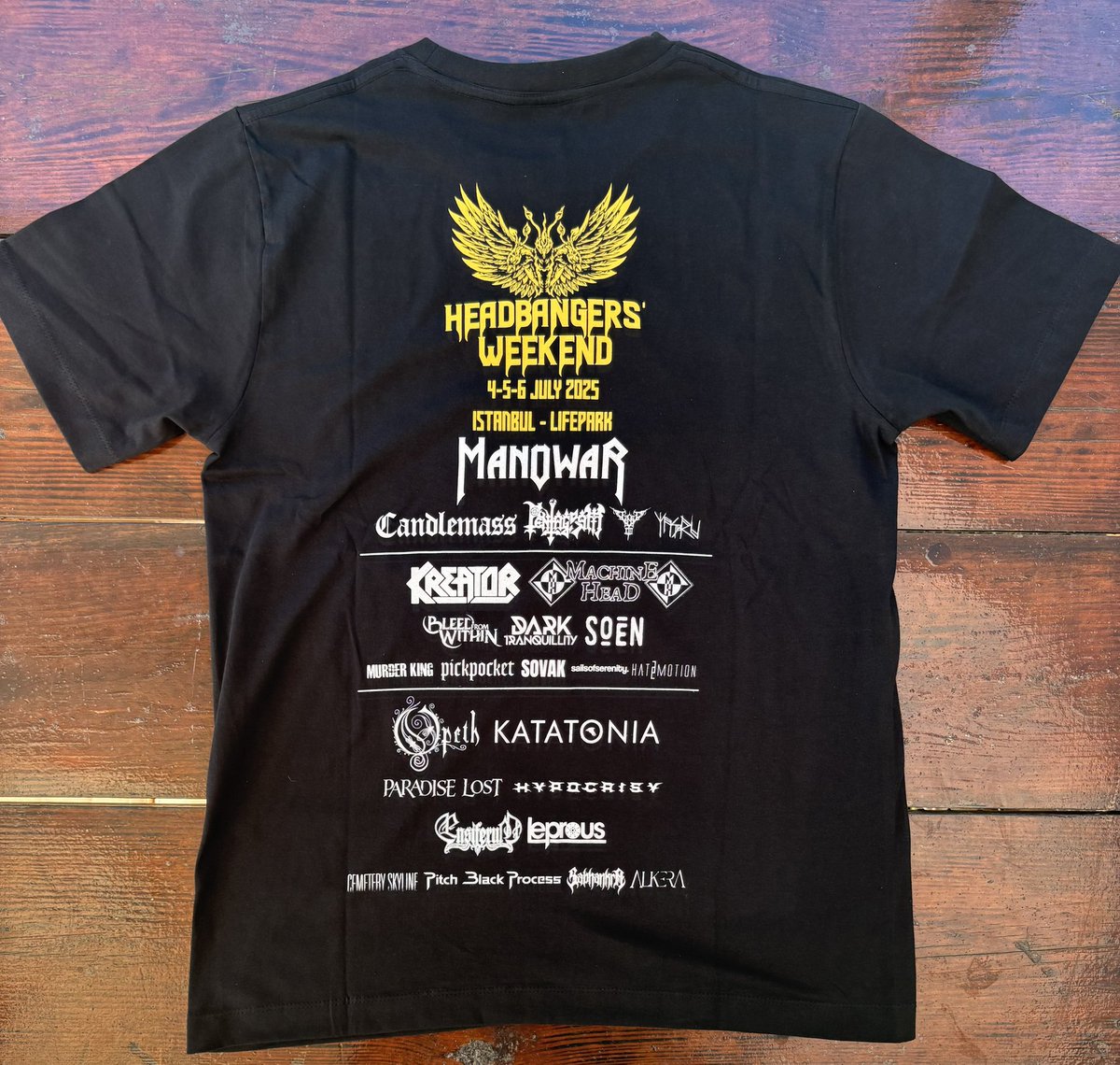 festival tişörtü tükendi! ilginiz için teşekkürler!
ciddi adette basmıştık ama çok fazla isteyeni boş döndürdük, kusura bakmayın,
yeni basım yapmak zorundayız! bugünü atlatalım yarın dükkana dönünce gerekli adımı atacağız!
takipte kalın!
hammeronlineshop.com