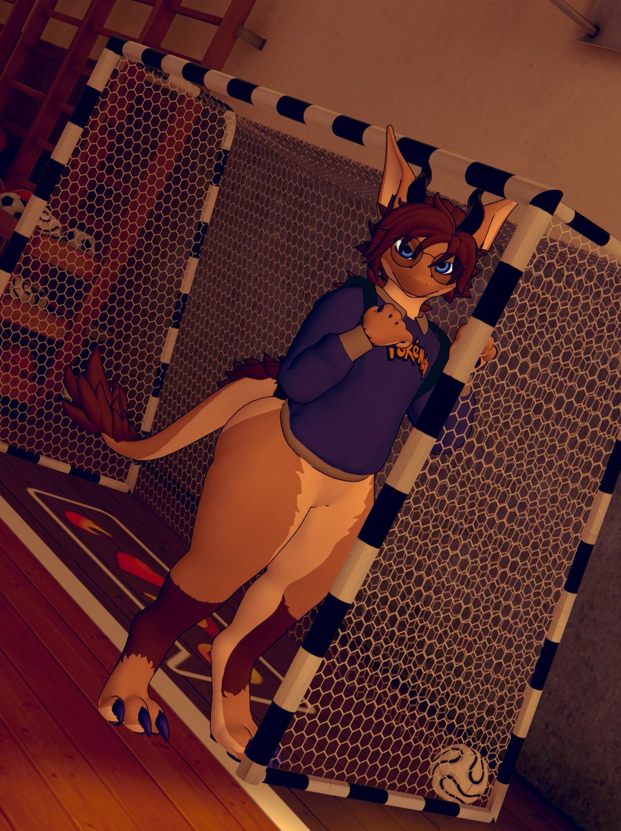 Hey man! Did you wanna hangout after the lecture?~ 
(Happy to be back in vr, and trying a new avi out, hope you all like my bottom heavy nerd~)