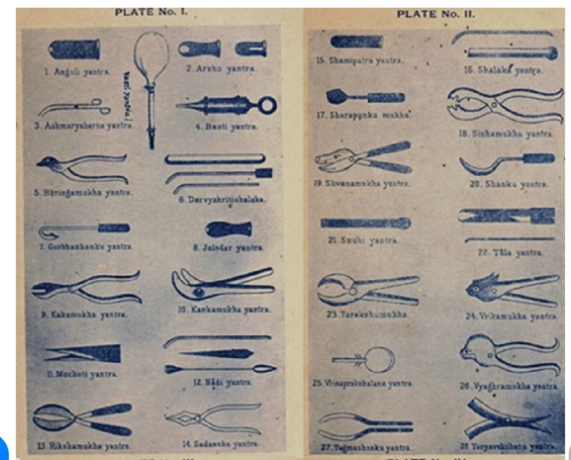 RapperPandit's tweet image. 🚨Great find. Also almost 90% of the present Surgical instruments are same as Described by Maharishi Sushruta. 

But it will never be mentioned by Liver Doc and Cancer Doc