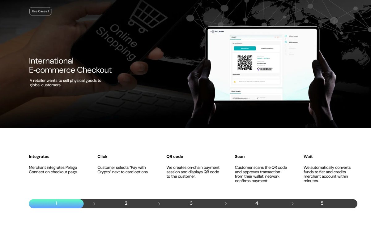 Polylow × Pelago Labs Deep Integration: 
Redefining E-Commerce Payments

With Circle’s IPO surging and stablecoin adoption accelerating, PolyFlow &amp; <a href="/PelagoLabs_Core/">Pelago Labs</a>  Connect delivers what modern merchants demand:
• Multi-chain token compatibility
• Instant settlement
•