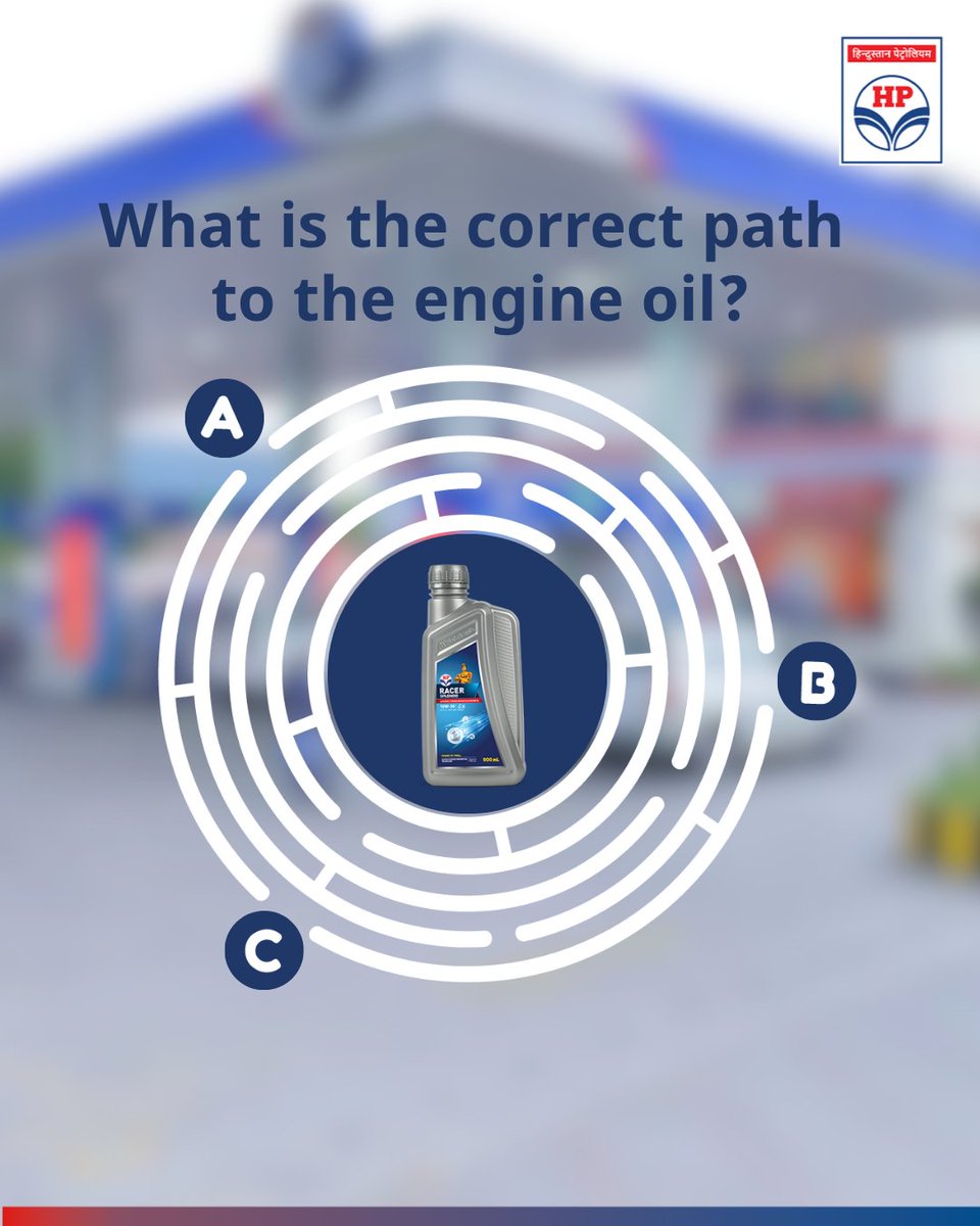 Which route will go to the engine oil? Tell us in the comments!

#EngineOil #HPCL