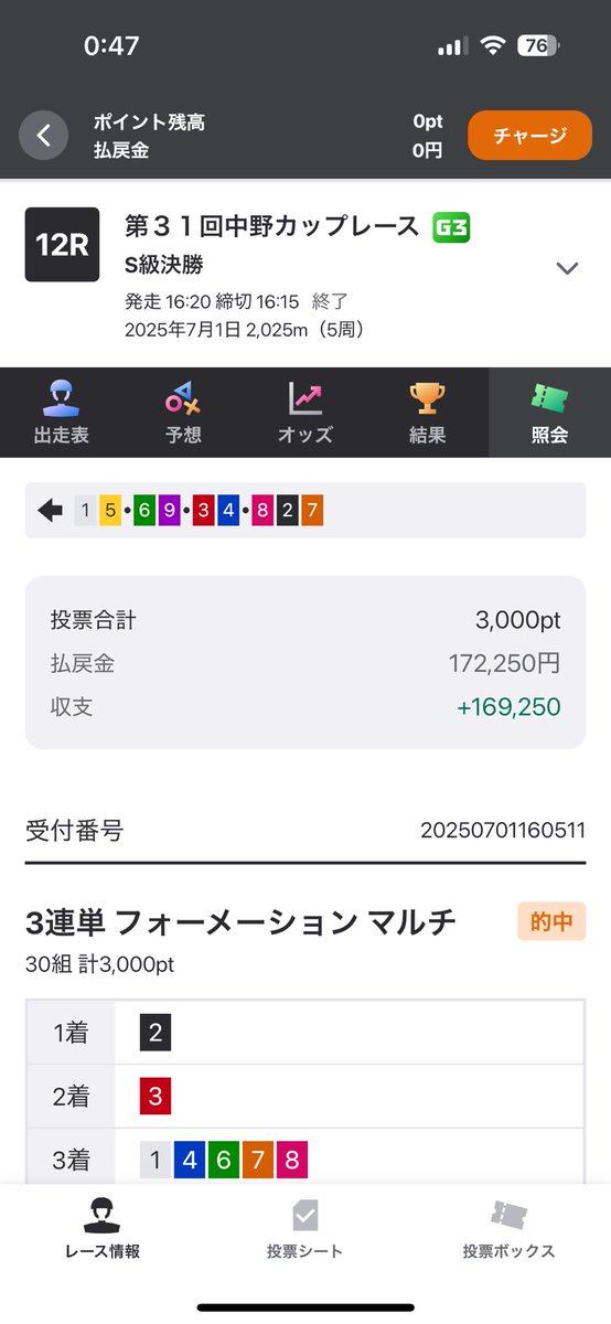 Ryan_Luna0712's tweet photo. 7月最高のスタート！
競輪と競馬良き良き https://t.co/VHL1Yk8jCN