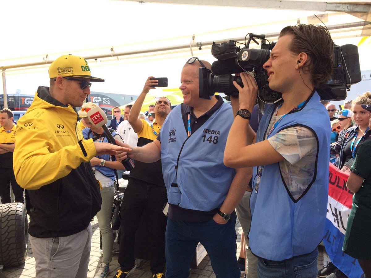 Het heeft even geduurd, maar de tips aan Hulkenberg werpen eindelijk zijn vruchten af. #hulkophetpodium