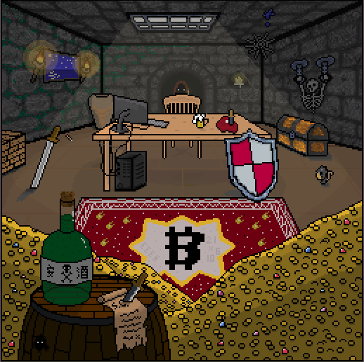 BlockZeroBTC's tweet photo. 🛡️ Medieval ruins. Gold. Gear… and a 💻 COMPUTER?!

We've uncovered a second photo from Block Zero — and it's even stranger than before.

❤️ LIKE + 🔁 RT + drop your Taproot address
🎁One of you will be rewarded.

⛓ Among ancient stone walls lies a device that doesn’t belong.

📜 A scroll reads: “S.C.”
Initials? Secret order? Access code? Or something else?..