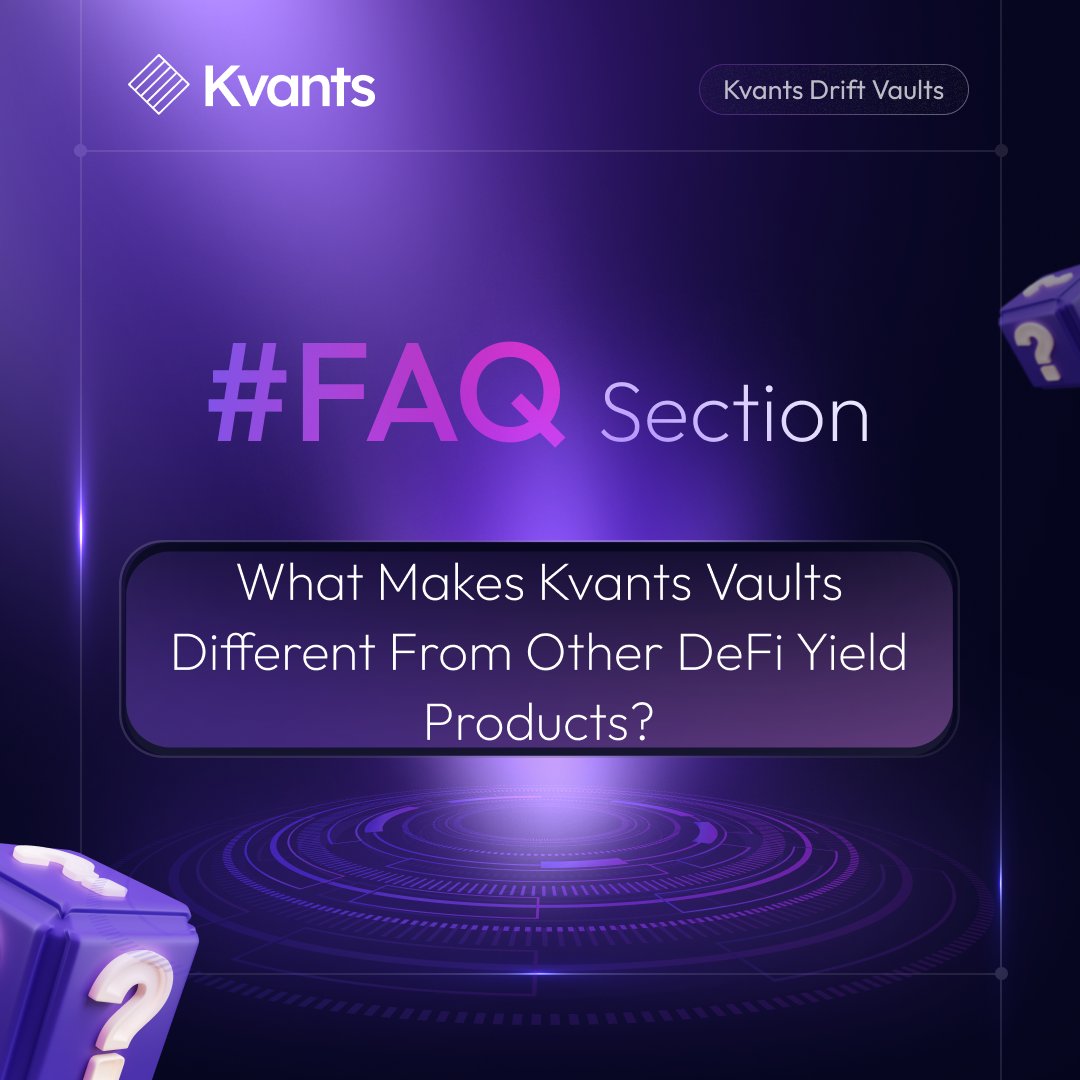 What sets <a href="/KvantsAI/">Kvants</a>  apart isn’t just the strategies.
It’s the infrastructure around them. ⚡️

If you’re looking for a product that tracks hype cycles, this isn’t it.
But if you want structured capital logic in a transparent, on-chain format, this is exactly what <a href="/KvantsAI/">Kvants</a> is
