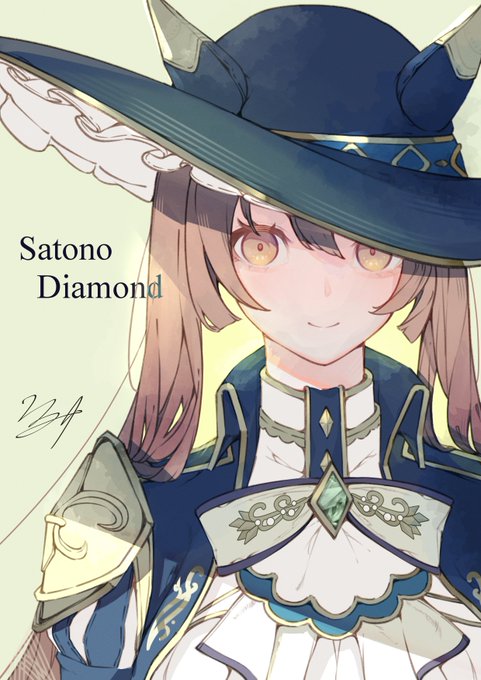 ウマ娘 手描きイラスト サトノダイヤモンド サトノダイヤモンドを描きました💎 ・ ・ ・ #ウマ娘 #キタサン